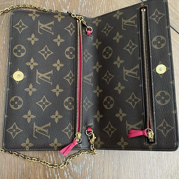 Louis Vuitton LV Monogram Summer Trunks Pochette Weekend with chain included EUC - Picture 3 of 8